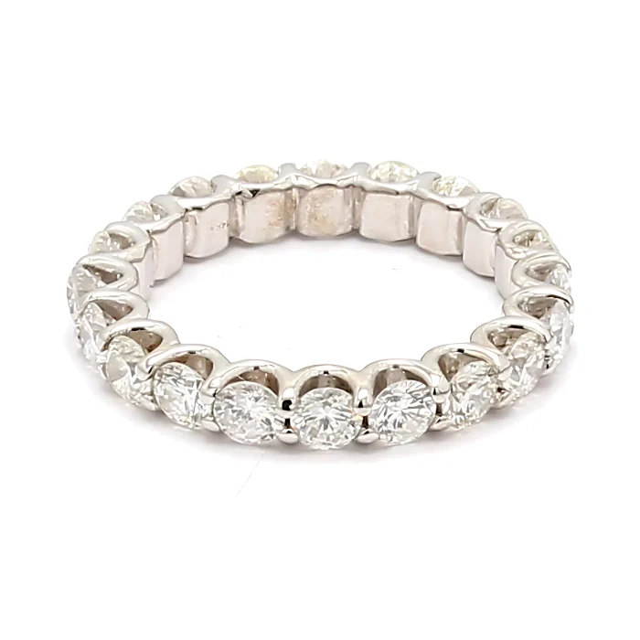 14K White Gold Diamond Eternity Band, 2.75 ct tw