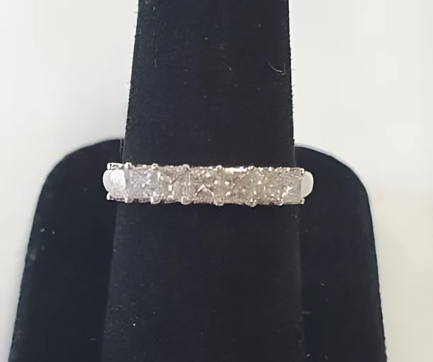 14K White Gold Diamond Semi-Mount, 1.05 ct tw