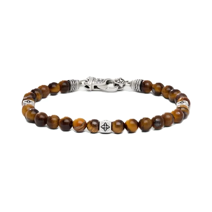 Konstantino Sterling Silver Tiger's Eye Bracelet