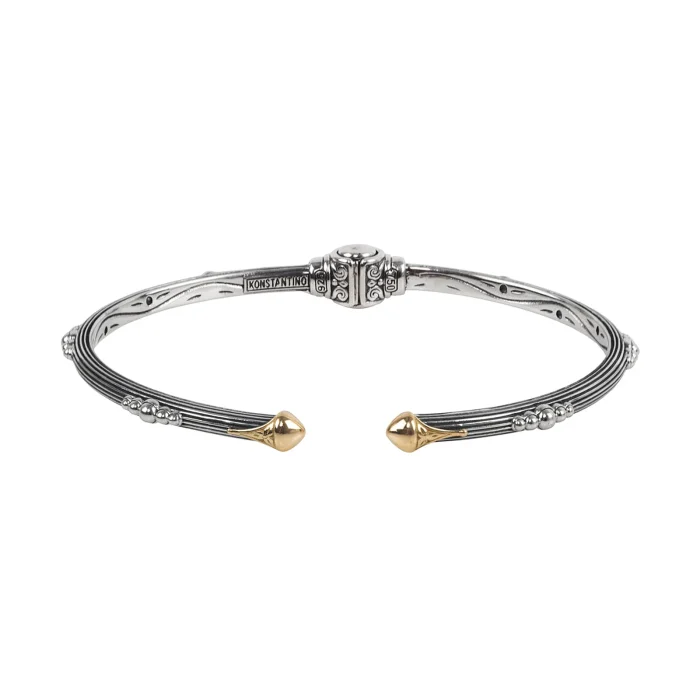 Konstantino Delos 2.0 Eurydice Sterling Silver and 18k Yellow Gold Bracelet