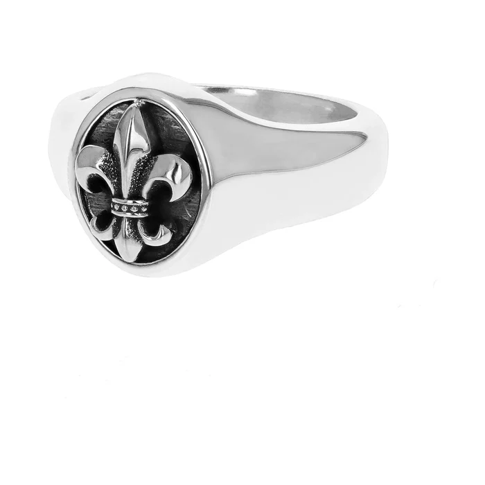 King Baby Fleur De Lis Ring, Size 11
