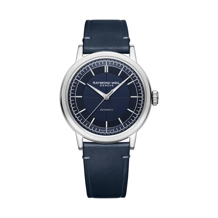 Raymond Weil Millesime Automatic 39mm Blue Sector Dial Blue Strap