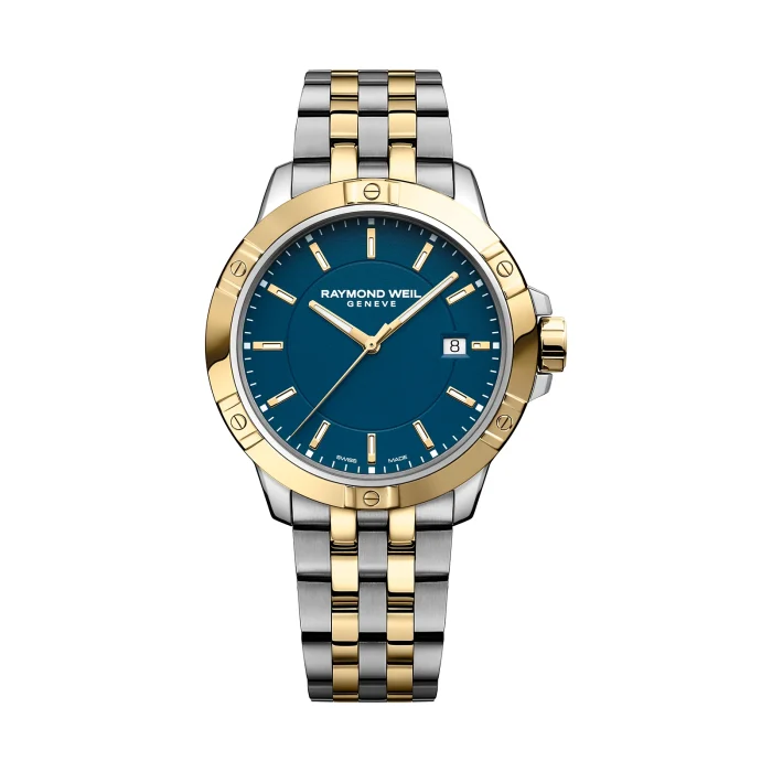 Raymond Weil Tango Classic 41mm Two-Tone Blue Dial