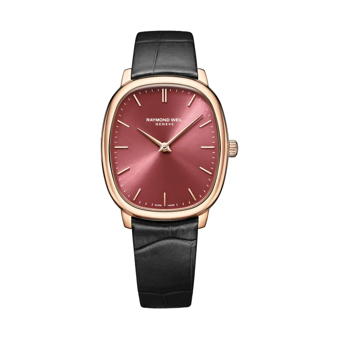 Raymond Weil Toccata Heritage Mechanical 33 x 38mm Red Grape Dial