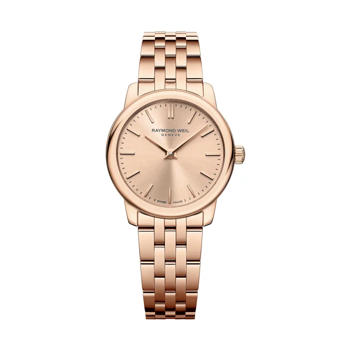 Raymond Weil Toccata Ladies 24mm Rose Gold PVD Sunray Dial