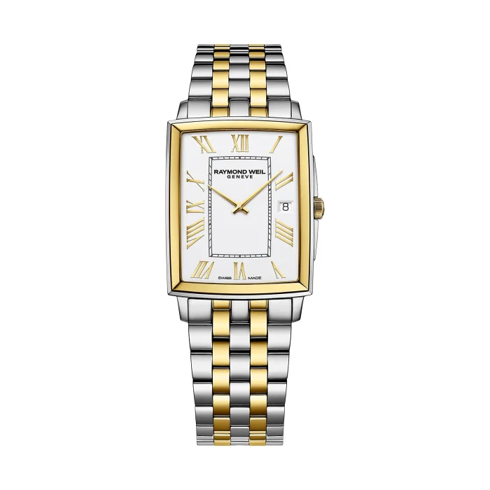 Raymond Weil Toccata 29 x 37mm Two-Tone White Dial