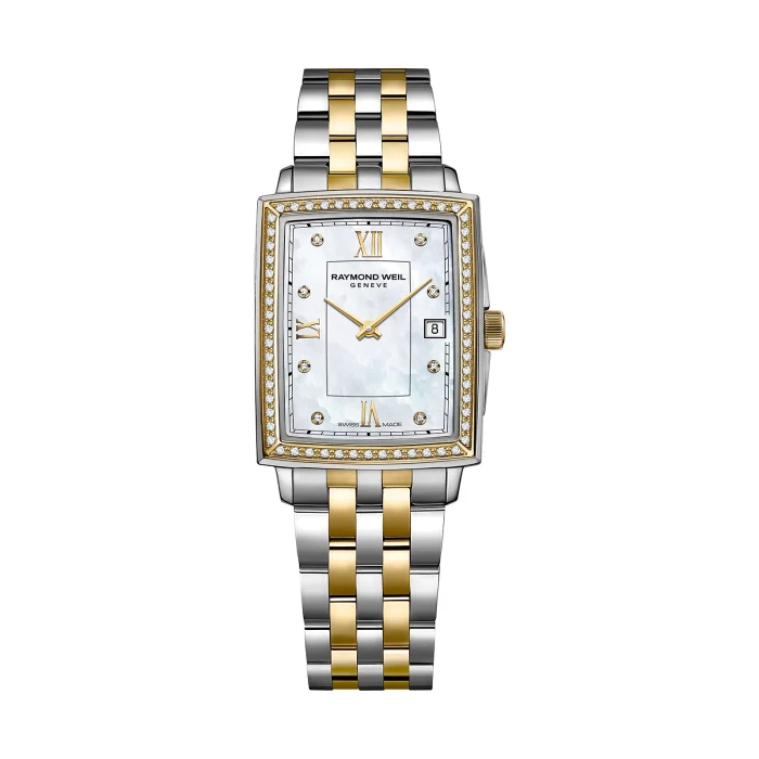 Raymond Weil Toccata Ladies Two-Tone Diamond Mother-of-Pearl Dial
