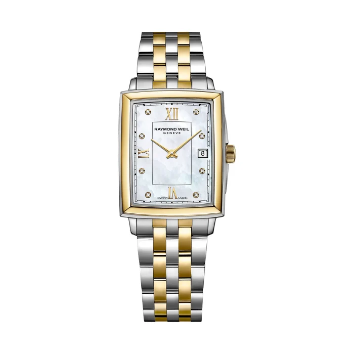 Raymond Weil Toccata Ladies Two-Tone Mother-of-Pearl Diamond Dial