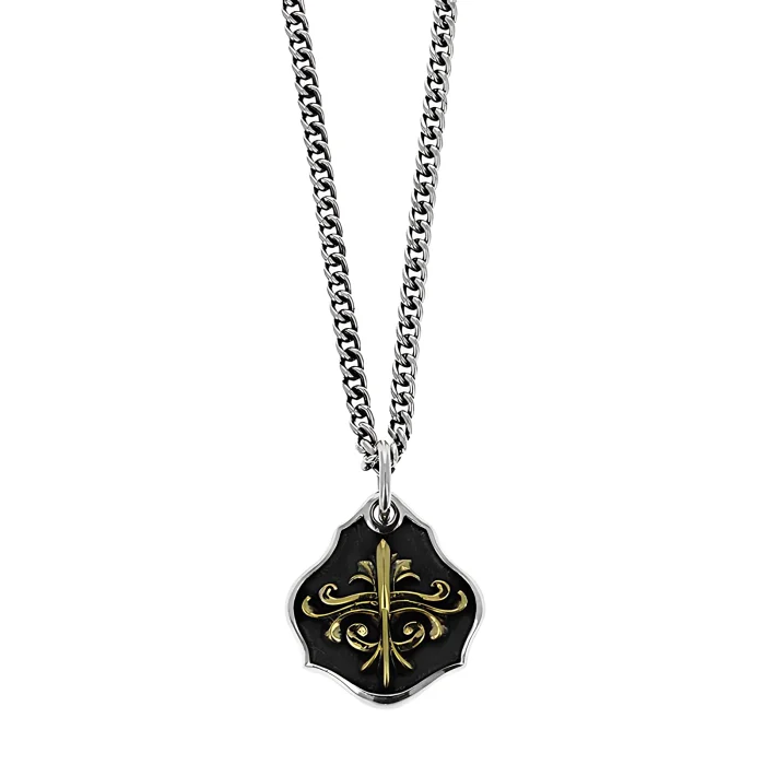 King Baby KB Scroll Shield Pendant