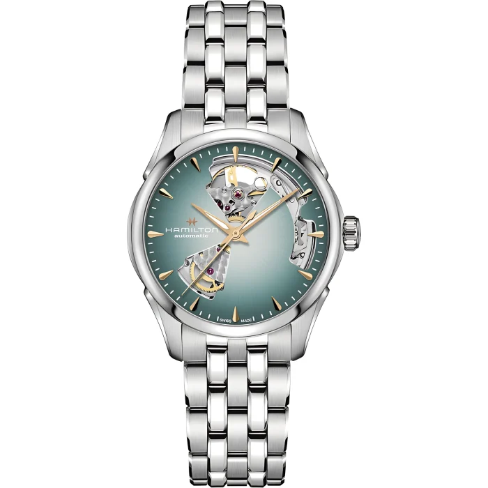 Hamilton Jazzmaster Open Heart Auto 36mm Blue Dial on Bracelet
