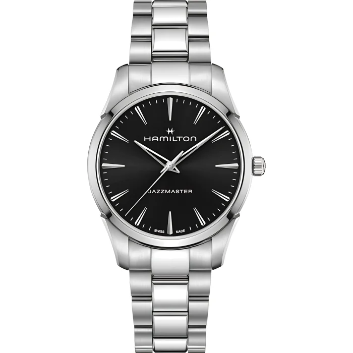 Hamilton Jazzmaster Quartz 40mm Black Dial on Bracelet