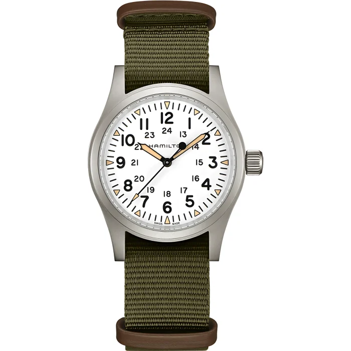 Hamilton Khaki Field Mechanical 38mm White Dial