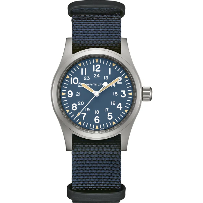 Hamilton Khaki Field Mechanical 38mm Blue Dial
