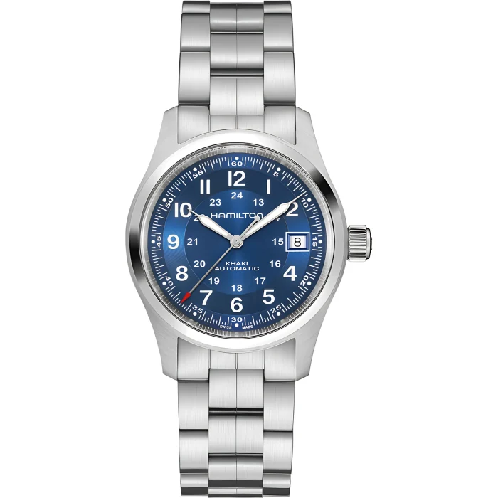 Hamilton Khaki Field Auto 38mm Blue Dial on Bracelet