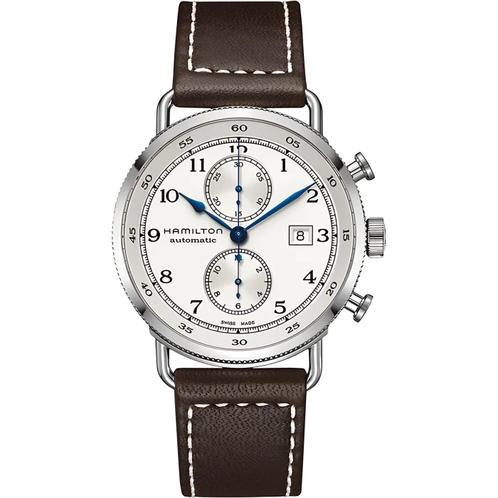 Pre-owned Hamilton Khaki Navy Pioneer Auto Chrono 44mm