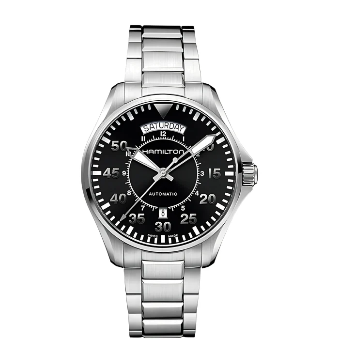 Hamilton Khaki Aviation Collection Pilot Day Date Auto Watch