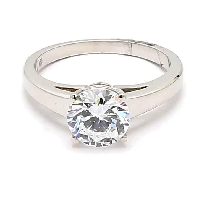 Jeff Cooper Platinum Solitaire Setting
