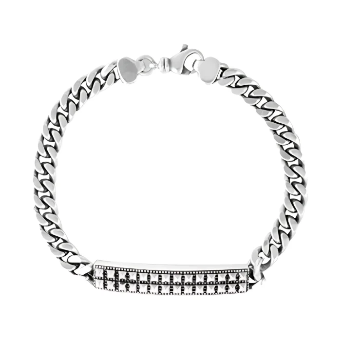 King Baby ID Bracelet with Pyramids