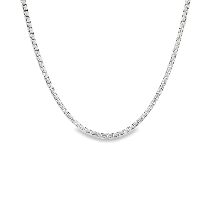 Konstantino Sterling Silver 1.5mm Box Chain, 18 Inch