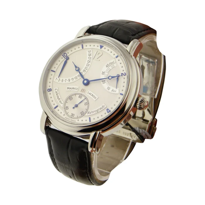Maurice Lacroix Masterpiece Calendrier Rétrograde in Stainless Steel