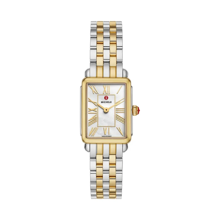 Michele Deco Park Two-Tone 18K Gold-Plated Watch