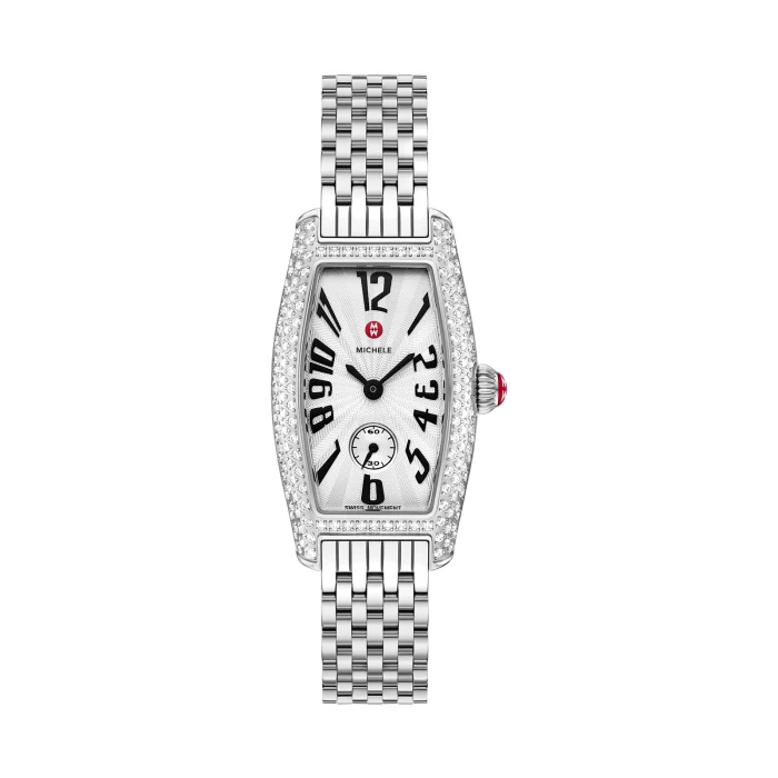Michele Special Edition Coquette Diamond Stainless Steel Watch