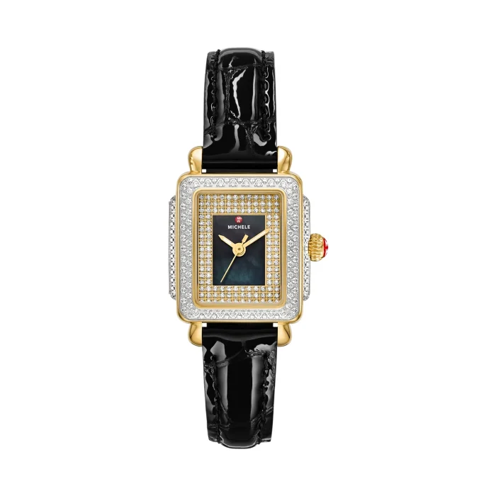 Michele Special Edition Deco Madison Mini Diamond Pavé Dial Watch