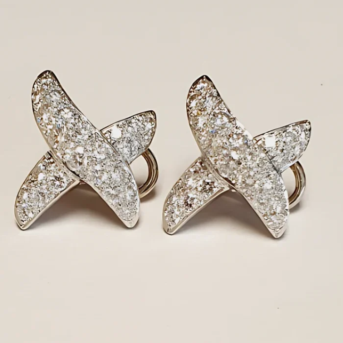Platinum Diamond Earrings, 2.03 ct tw