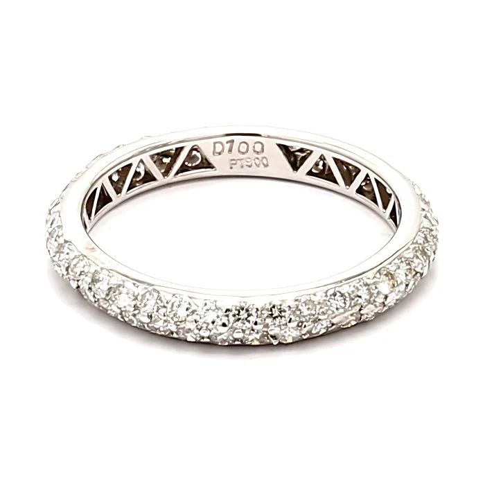 Platinum Diamond Eternity Band, 1.20 ct tw