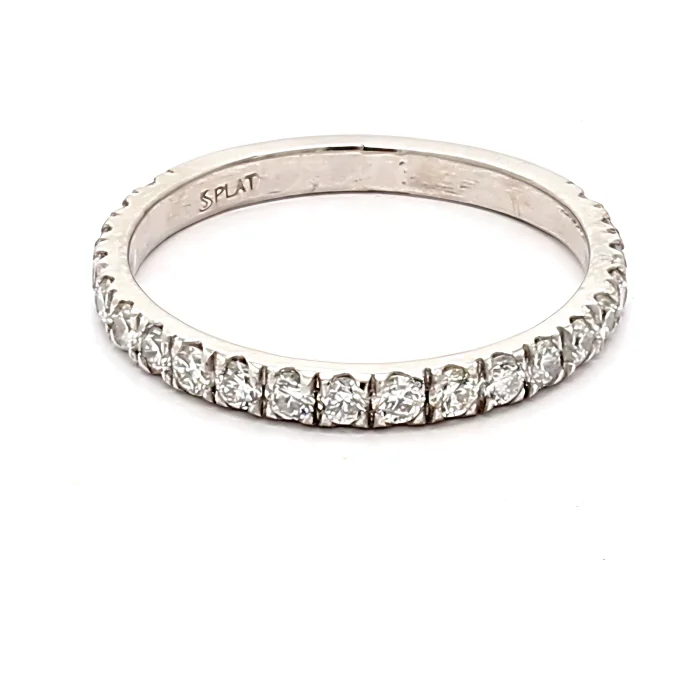 Platinum Three-Quarter Diamond Band, 0.70 ct tw