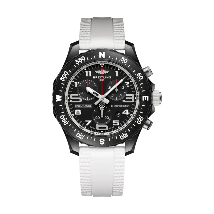 Pre-owned Breitling Endurance Pro 38mm on White Rubber