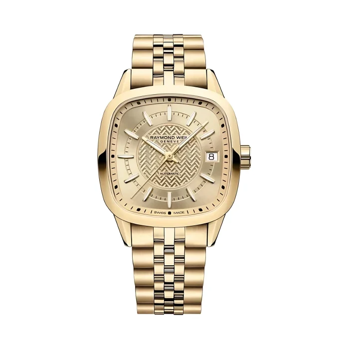 Raymond Weil Freelancer Cushion 34mm Champagne Dial
