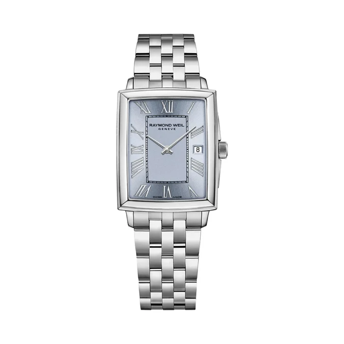 Raymond Weil Toccata Ladies Rectangular Steel Blue Dial Quartz