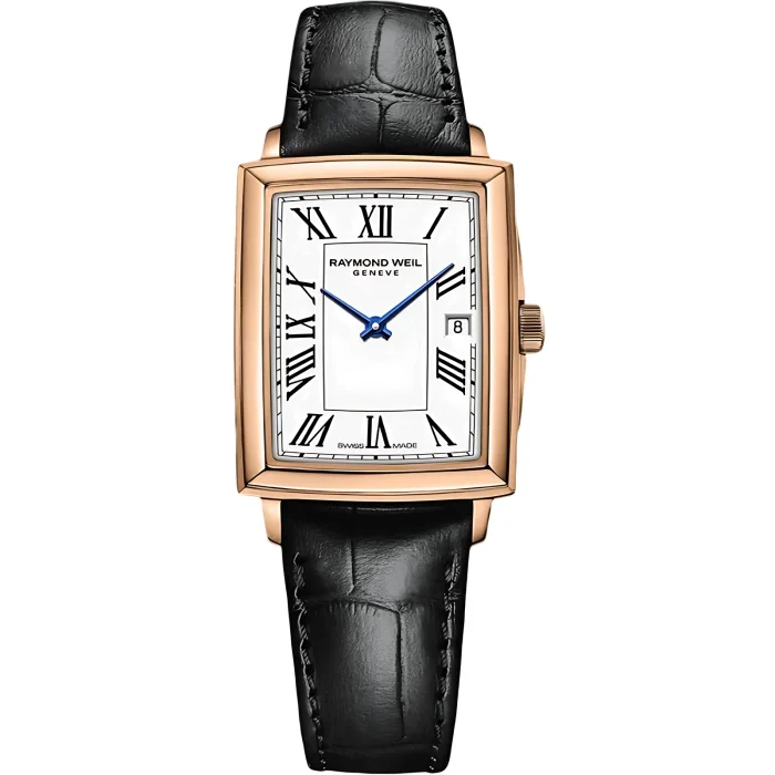 Raymond Weil Toccata Ladies Rose Gold PVD White Roman Dial