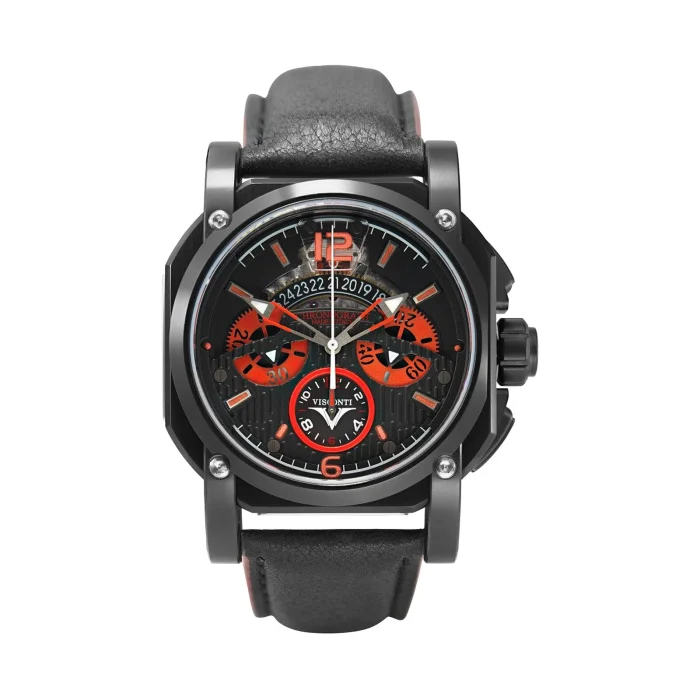 Visconti 2Squared Chronograph Automatic Black and Red