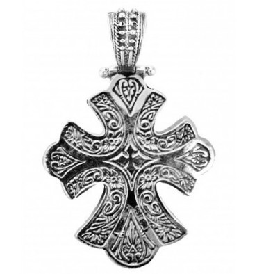 Konstantino Sterling Silver Filigree Cross Pendant