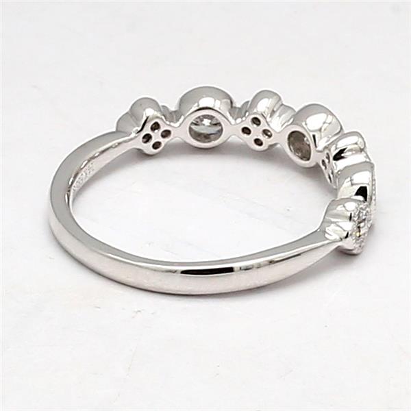 14K White Gold Diamond Band, 0.45 ct tw – view 2