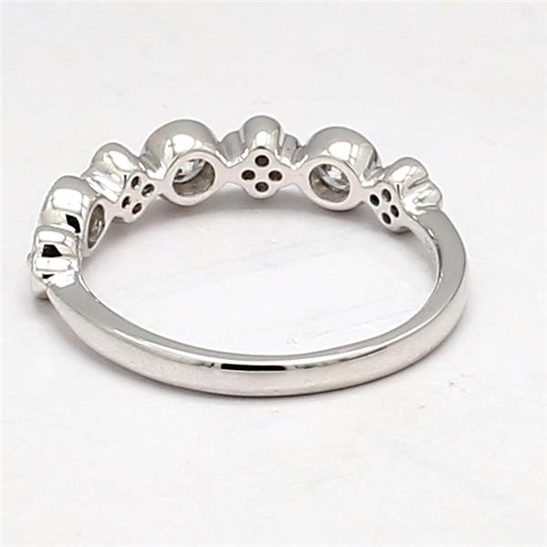 14K White Gold Diamond Band, 0.45 ct tw – view 3