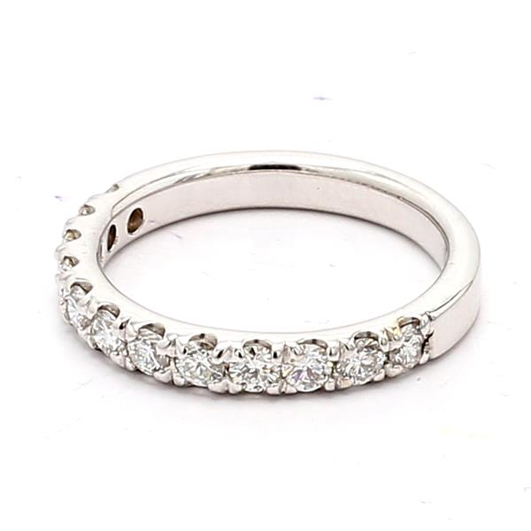 14K White Gold Diamond Band, 0.79 ct tw – view 2