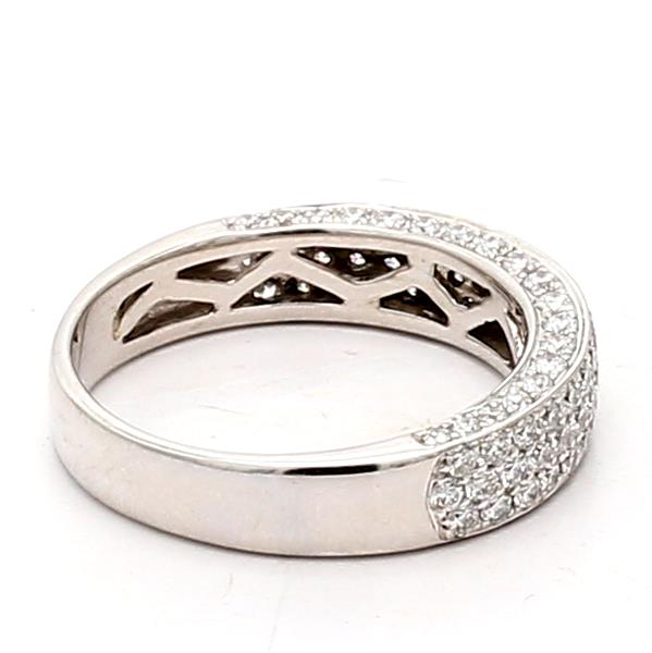14K White Gold Diamond Band, 1.00 ct tw – view 3