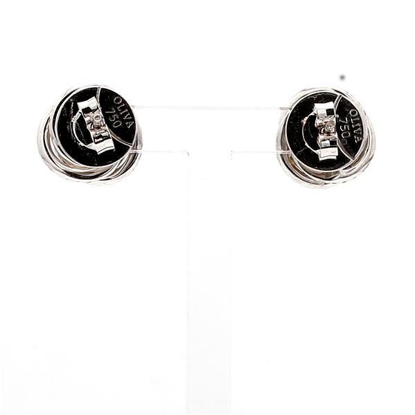 14K White Gold Diamond Earrings, 1.02 ct tw