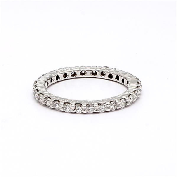 14K White Gold Diamond Eternity Band, 0.56 ct tw