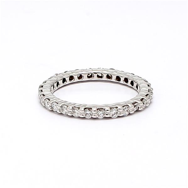 14K White Gold Diamond Eternity Band, 0.56 ct tw