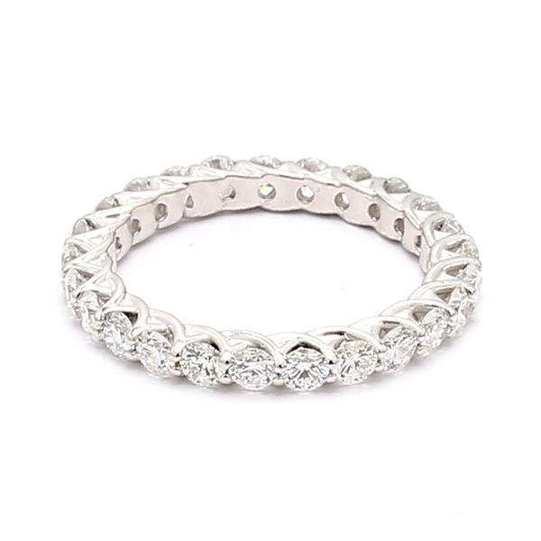 14K White Gold Diamond Eternity Band, 1.71 ct tw