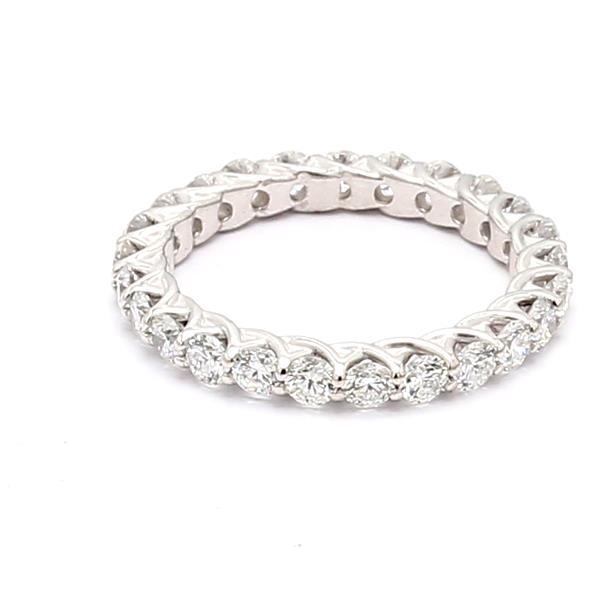 14K White Gold Diamond Eternity Band, 1.71 ct tw – view 3