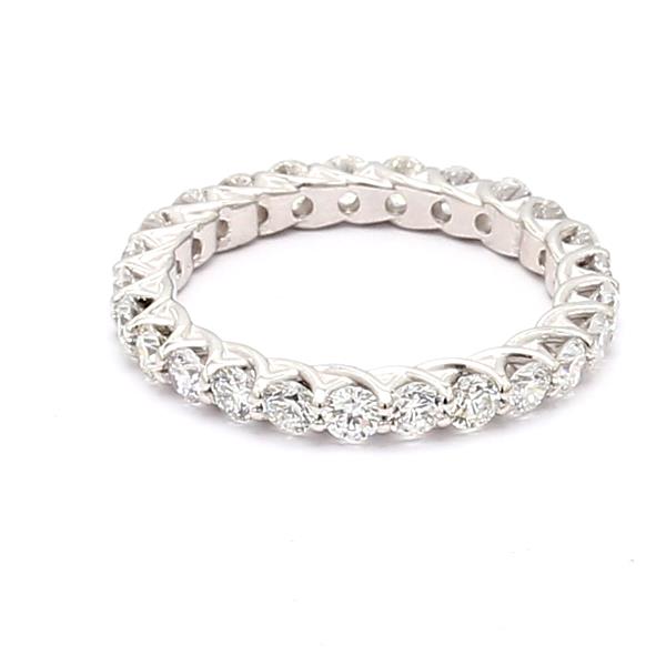 14K White Gold Diamond Eternity Band, 1.71 ct tw – view 4