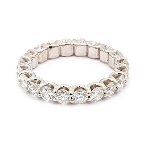 14K White Gold Diamond Eternity Band, 2.75 ct tw – view 3