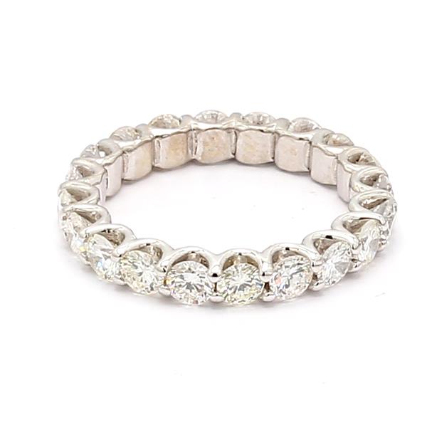 14K White Gold Diamond Eternity Band, 2.75 ct tw – view 4