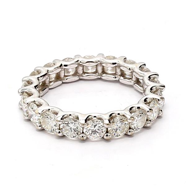 14K White Gold Diamond Eternity Band, 3.00 ct tw