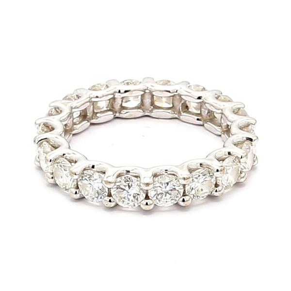 14K White Gold Diamond Eternity Band, 3.00 ct tw – view 3